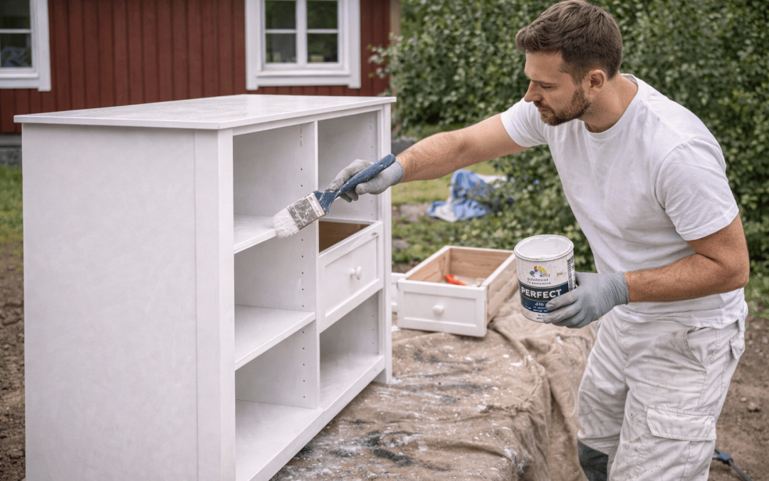 Hur målar man om möbler?